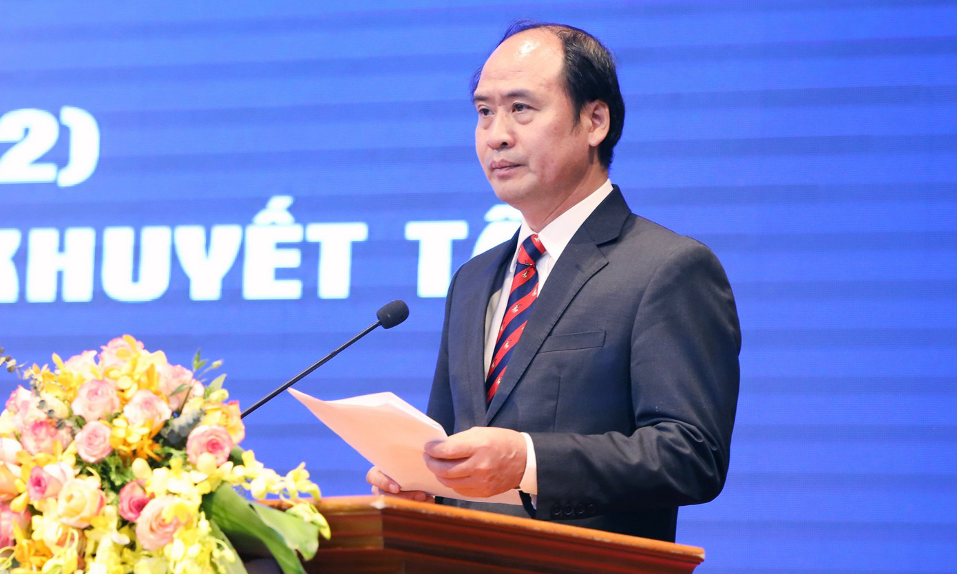 Ông Nguyễn Văn Hồi phát biểu tại chương trình. Ảnh: Đức Hiệp