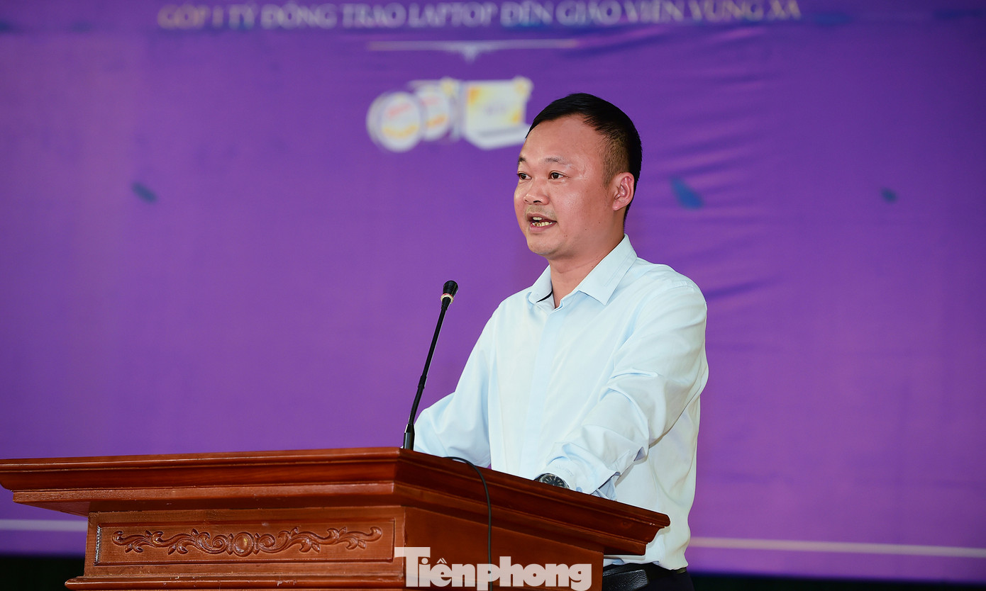 Anh Phạm Tuấn Anh phát biểu tại chương trình. Ảnh: Xuân Tùng