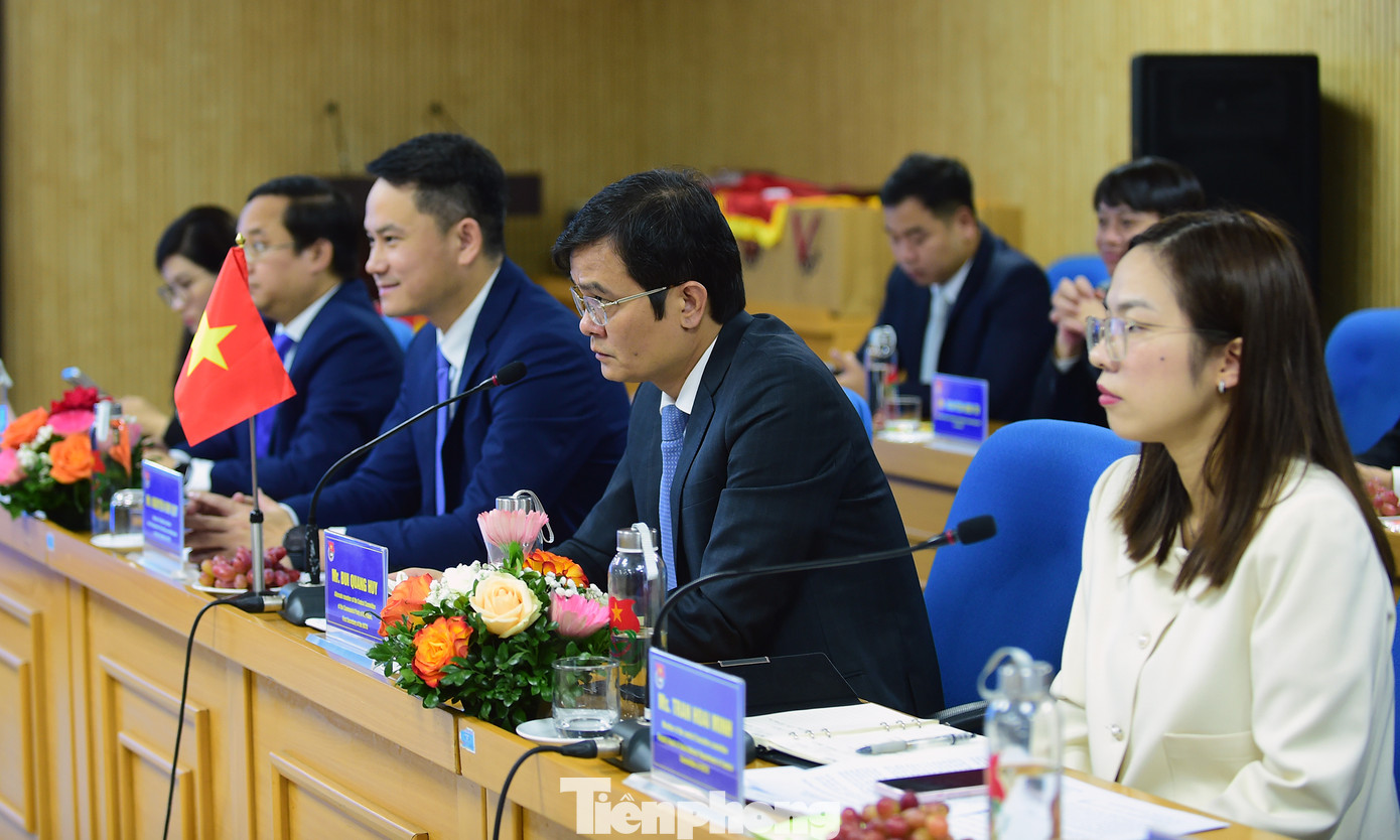 Quang cảnh buổi làm việc giữa T.Ư Đoàn và TCP. Ảnh: Xuân Tùng Quang cảnh buổi làm việc giữa T.Ư Đoàn và TCP. Ảnh: Xuân Tùng