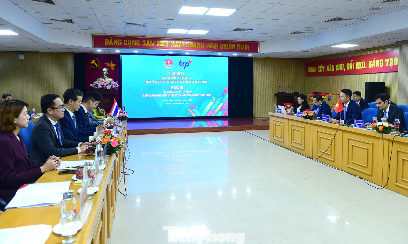 Quang cảnh buổi làm việc giữa T.Ư Đoàn và TCP. Ảnh: Xuân Tùng Quang cảnh buổi làm việc giữa T.Ư Đoàn và TCP. Ảnh: Xuân Tùng