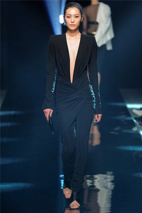 Người mẫu Lưu Văn tại show Alexandre Vauthier, Tuần thời trang Paris 2013