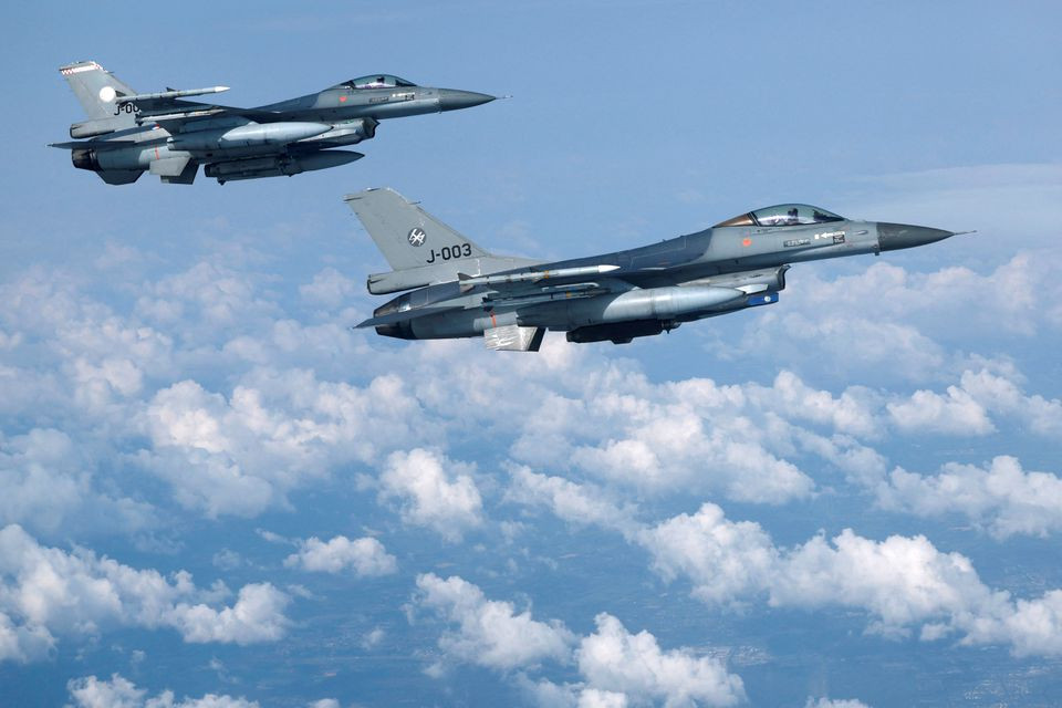 Những chiếc tiêm kích F-16 của Không quân Hà Lan. (Ảnh: Reuters) Những chiếc tiêm kích F-16 của Không quân Hà Lan. (Ảnh: Reuters)