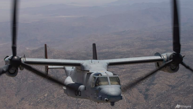 Một chiếc V-22 Osprey của Mỹ. (Ảnh: AP) Một chiếc V-22 Osprey của Mỹ. (Ảnh: AP)
