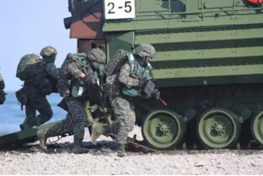 Lực lượng phòng vệ Đài Loan. (Ảnh: Bloomberg) Lực lượng phòng vệ Đài Loan. (Ảnh: Bloomberg)