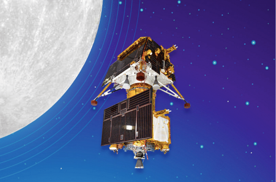 Tàu đổ bộ Chandrayaan-3 đáp xuống Mặt trăng thành công ngày 23/8. (Ảnh: ISRO) Tàu đổ bộ Chandrayaan-3 đáp xuống Mặt trăng thành công ngày 23/8. (Ảnh: ISRO)