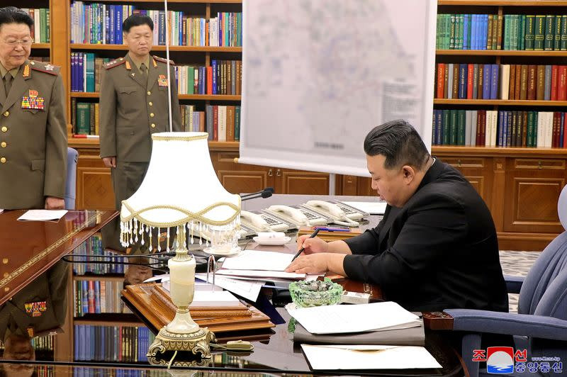 Chủ tịch Triều Tiên Kim Jong Un. (Ảnh: KCNA)