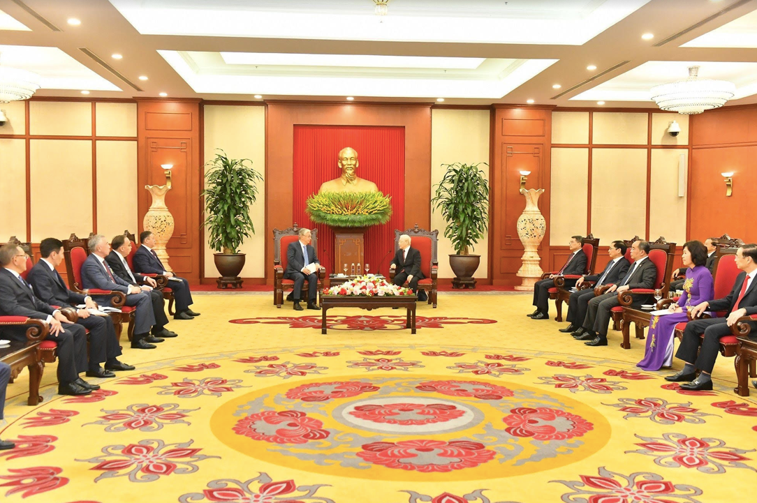 Toàn cảnh cuộc tiếp (Ảnh: Khoa Đăng)