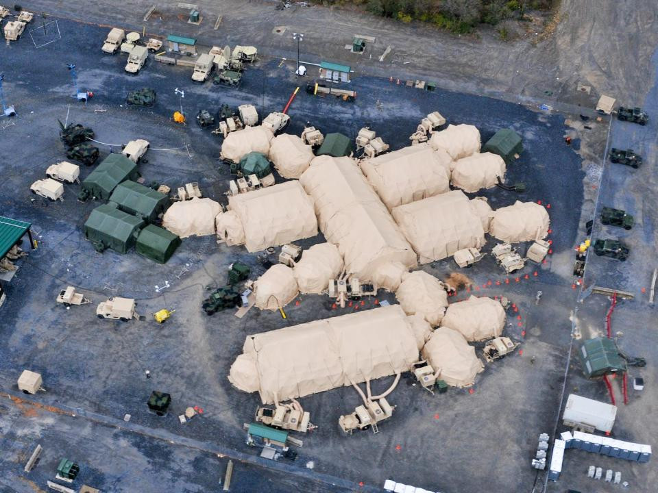 Sư đoàn bộ binh 28 của Quân đội Mỹ diễn tập trong chiến dịch năm 2016. (Ảnh: Quân đội Mỹ)