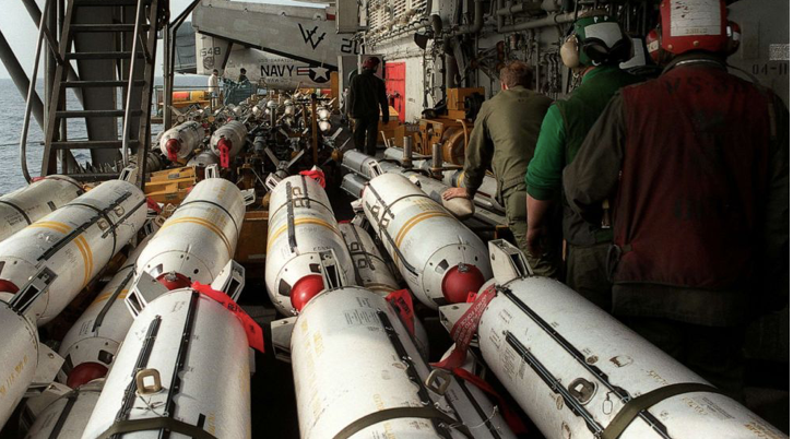 Mỹ không phải bên tham gia Công ước về cấm bom đạn chùm. (Ảnh: HQ Mỹ) Mỹ không phải bên tham gia Công ước về cấm bom đạn chùm. (Ảnh: HQ Mỹ)