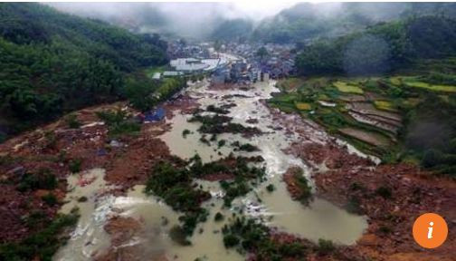 Lở đất kinh hoàng ở Trung Quốc, 33 người mất tích ảnh 1