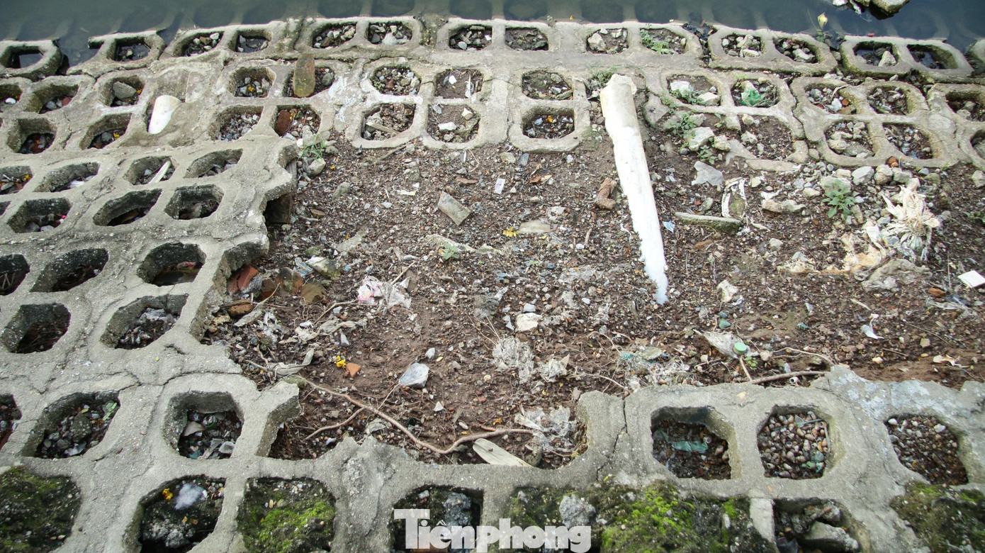 Người dân địa phương cho biết tình trạng xuống cấp của bờ kè tồn tại từ lâu.