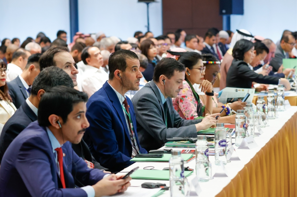 Các đại biểu quốc tế dự Hội nghị. (Ảnh: VGP) Các đại biểu quốc tế dự Hội nghị. (Ảnh: VGP)