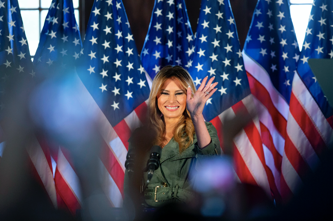 Bà Melania Trump. (Ảnh: AP) Bà Melania Trump. (Ảnh: AP)