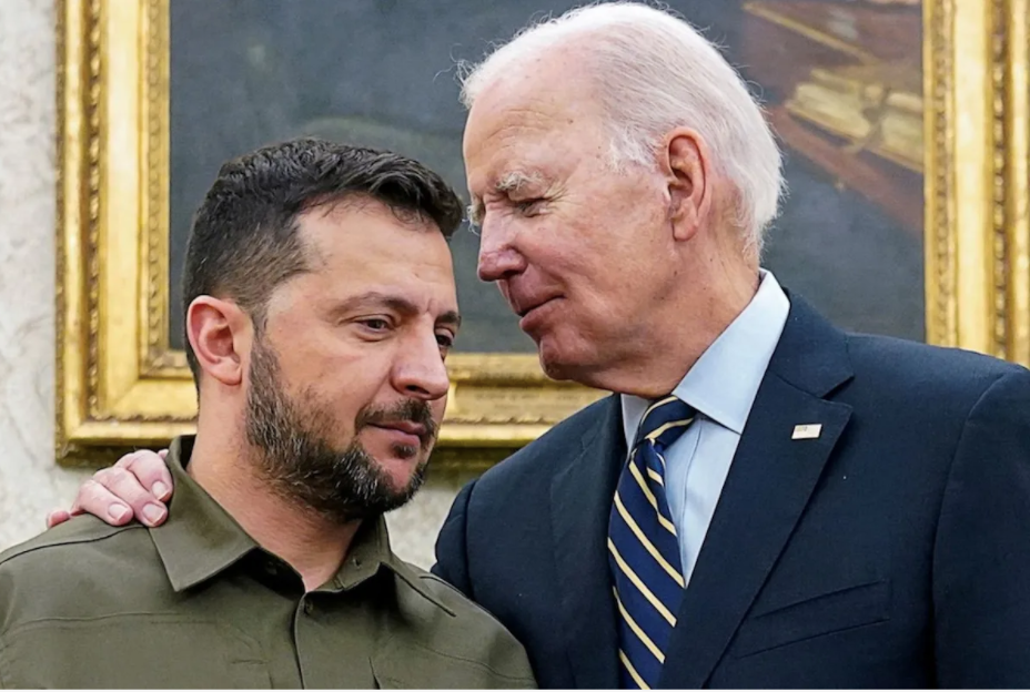 Tổng thống Mỹ Joe Biden và Tổng thống Ukraine Volodymir Zelensky. (Ảnh: CNN) Tổng thống Mỹ Joe Biden và Tổng thống Ukraine Volodymir Zelensky. (Ảnh: CNN)