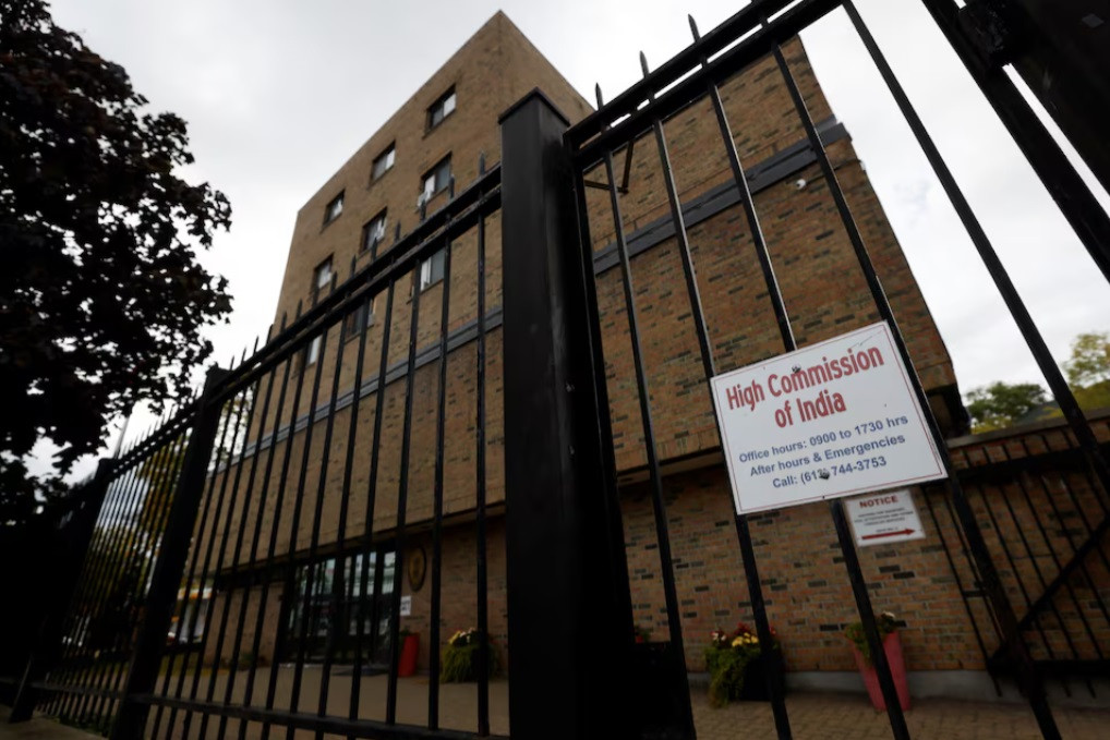 Tòa nhà Cao ủy Ấn Độ tại Ottawa, Canada. (Ảnh: Reuters) Tòa nhà Cao ủy Ấn Độ tại Ottawa, Canada. (Ảnh: Reuters)