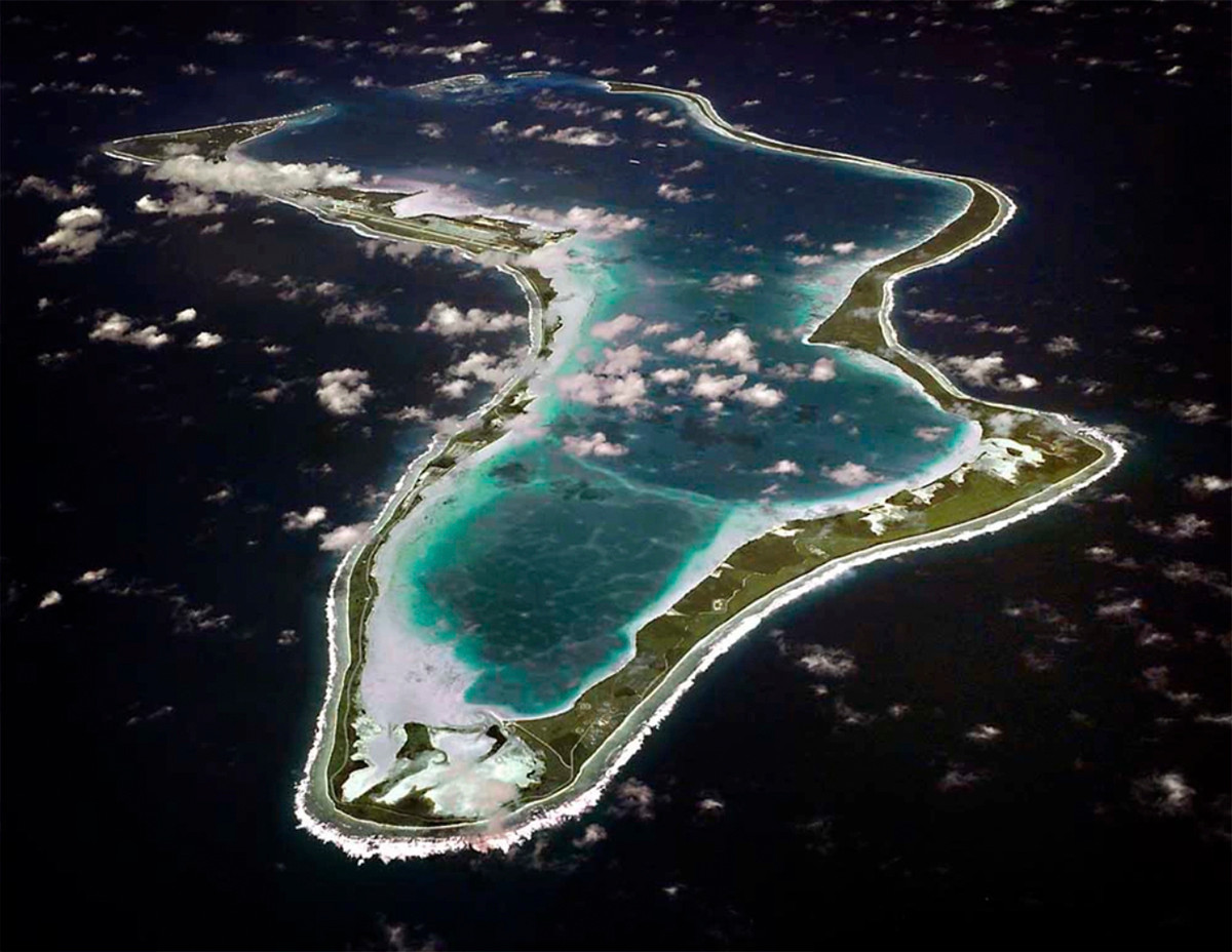 Đảo Diego Garcia thuộc Quần đảo Chagos. (Ảnh: AP)