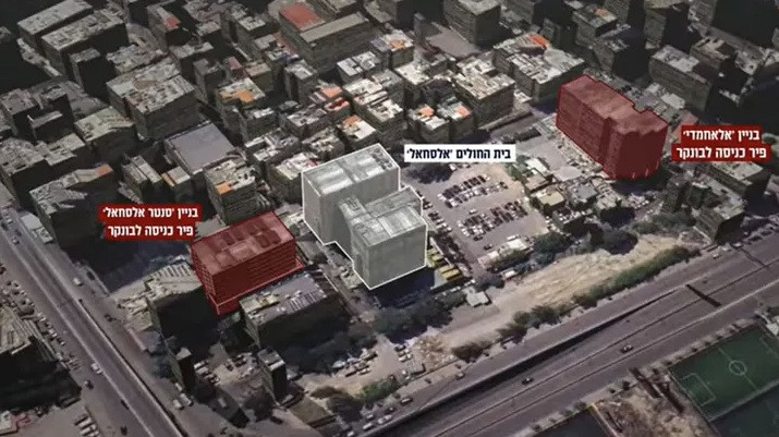 Israel nói Hezbollah giấu nửa tỷ USD tiền và vàng dưới bệnh viện al Sahel ở Beirut. (Ảnh: IDF) Israel nói Hezbollah giấu nửa tỷ USD tiền và vàng dưới bệnh viện al Sahel ở Beirut. (Ảnh: IDF)