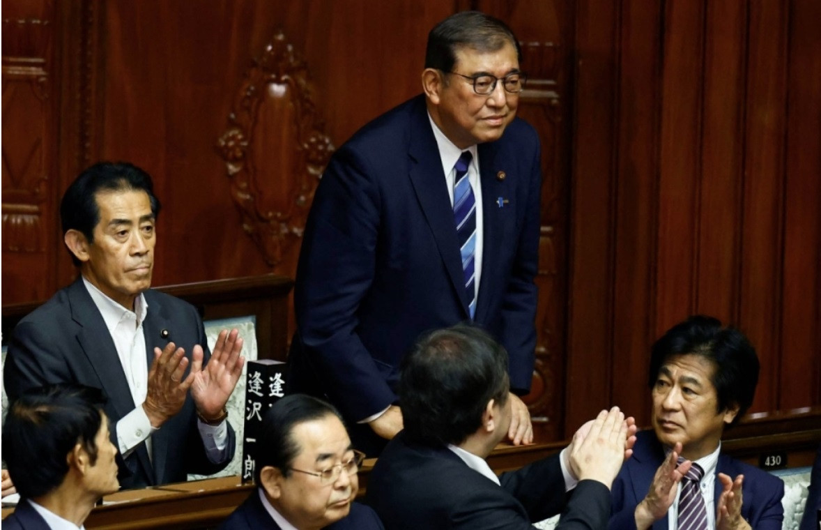 Ông Shigeru Ishiba được Quốc hội Nhật Bản phê chuẩn ngày 1/10 để chính thức trở thành thủ tướng. (Ảnh: Reuters) Ông Shigeru Ishiba được Quốc hội Nhật Bản phê chuẩn ngày 1/10 để chính thức trở thành thủ tướng. (Ảnh: Reuters)