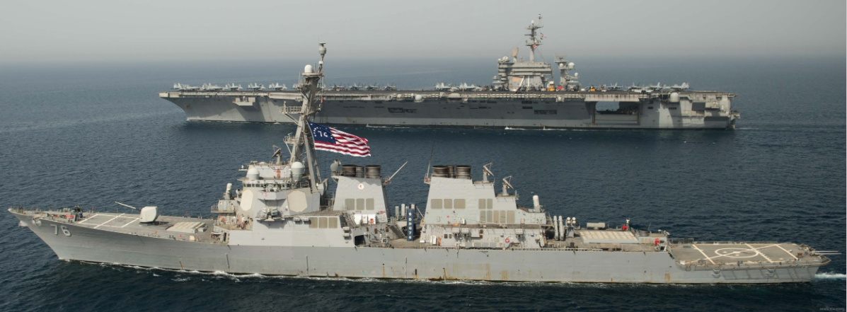 Tàu khu trục USS Higgins của Hải quân Mỹ. (Ảnh: Seaforces) Tàu khu trục USS Higgins của Hải quân Mỹ. (Ảnh: Seaforces)