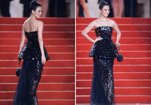 Nữ diễn viên đẹp ấn tượng trong buổi công chiếu bộ phim Only God Forgives tối 22/5