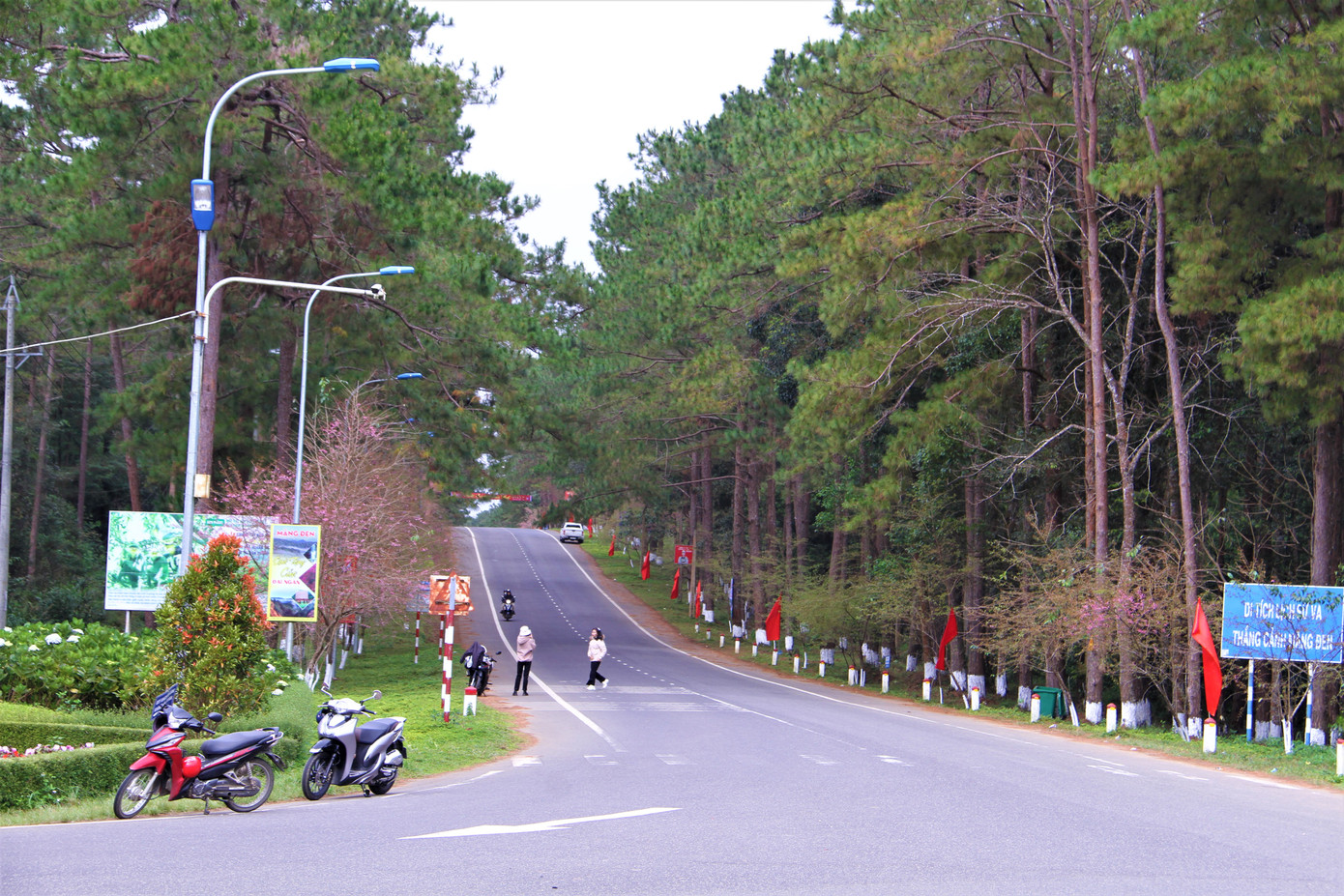 Nằm ở độ cao 1.200m so với mực nước biển, Măng Đen thuộc huyện Kon Plông, Kon Tum được ví như Đà Lạt thứ hai giữa núi rừng Tây Nguyên.