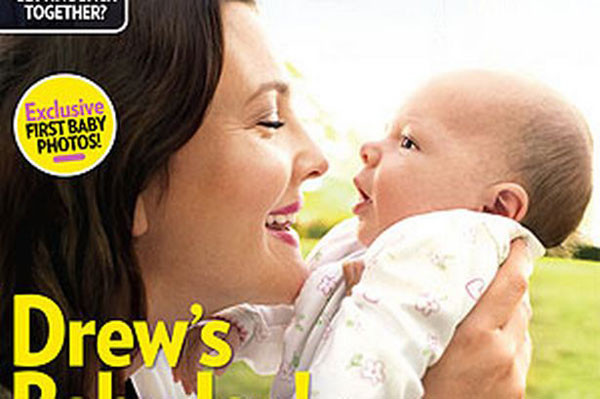 Drew Barrymore tràn ngập vui sướng khi trở thành mẹ. Cuối tháng 9, 