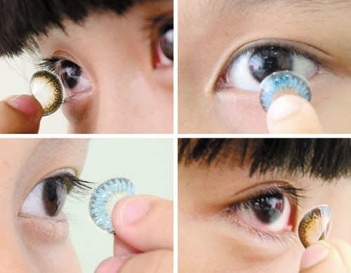 Làm đẹp mắt nhờ kính áp tròng: Độc + Lạ + Đẹp + Rẻ = Mù mắt ảnh 4