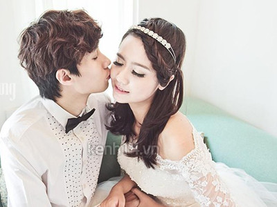 Tấm ảnh cưới của Huyền Lizzie làm dấy lên nhiều nghi ngờ