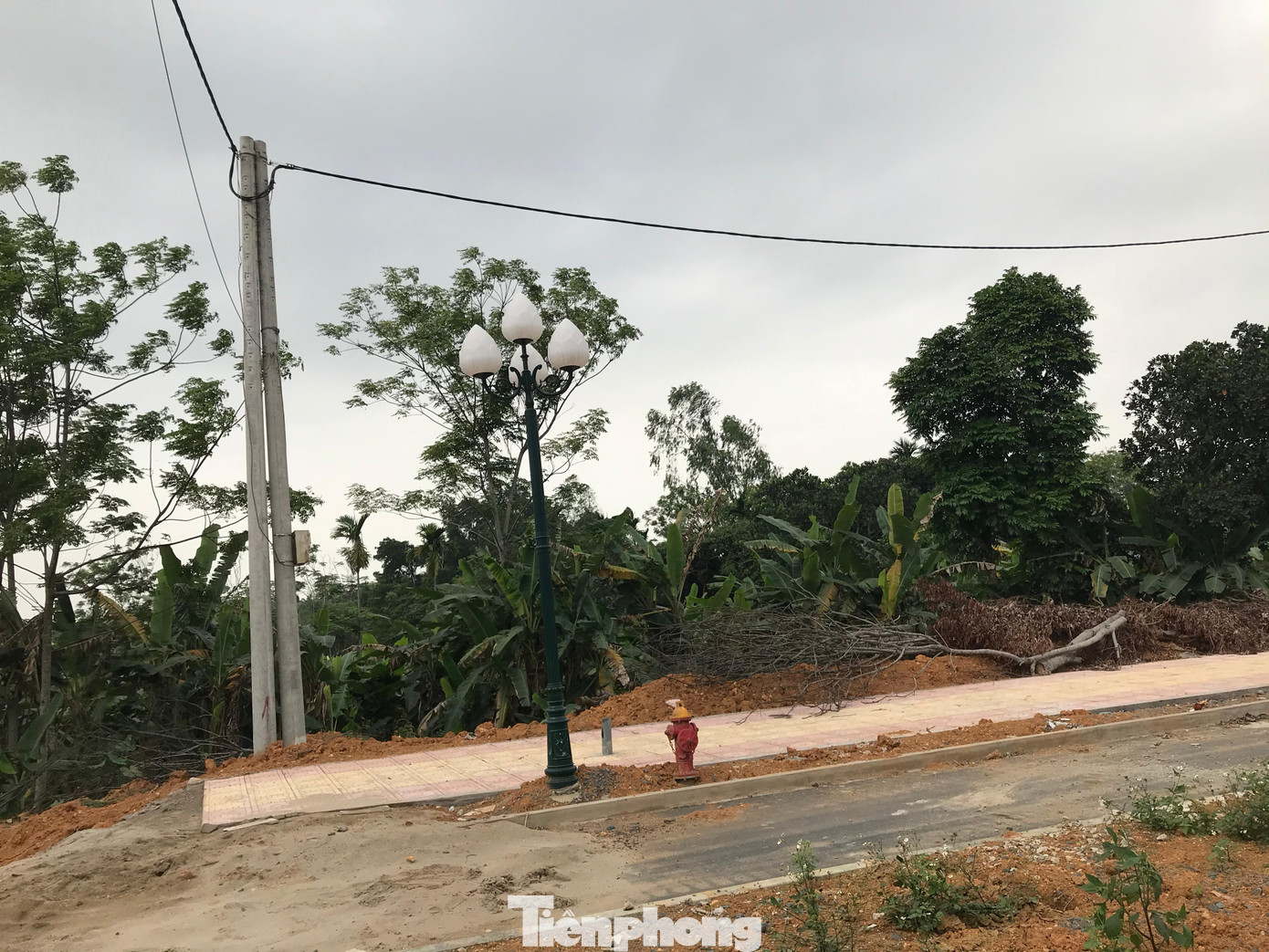 Ở phía đường bên cạnh khu Ký túc xá đang được đầu tư mở rộng, khá đồng bộ với đường lớn, hai bên có vỉa hè được lát gạch, cột điện chiếu sáng đầy đủ Ở phía đường bên cạnh khu Ký túc xá đang được đầu tư mở rộng, khá đồng bộ với đường lớn, hai bên có vỉa hè được lát gạch, cột điện chiếu sáng đầy đủ