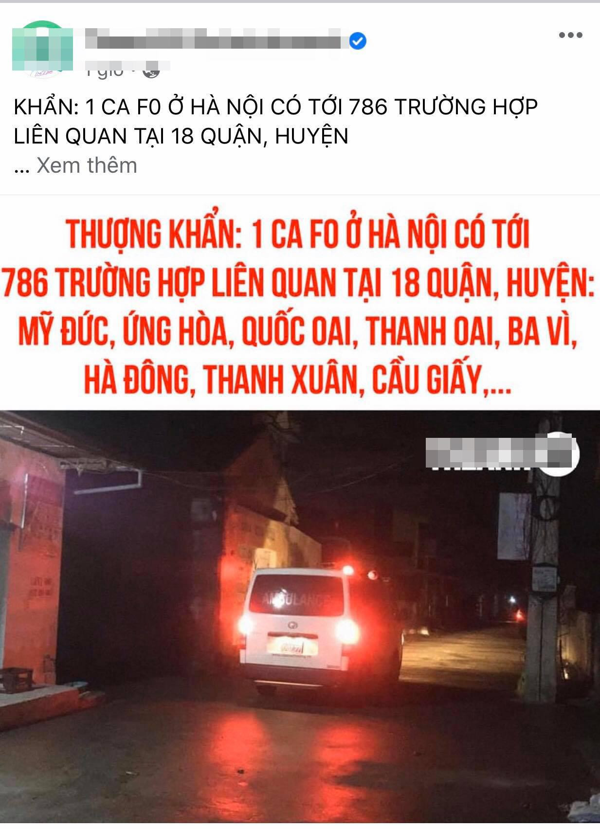 Thông tin về vụ việc trên mạng xã hội gây xôn xao dư luận. Ảnh chụp lại màn hình Thông tin về vụ việc trên mạng xã hội gây xôn xao dư luận. Ảnh chụp lại màn hình