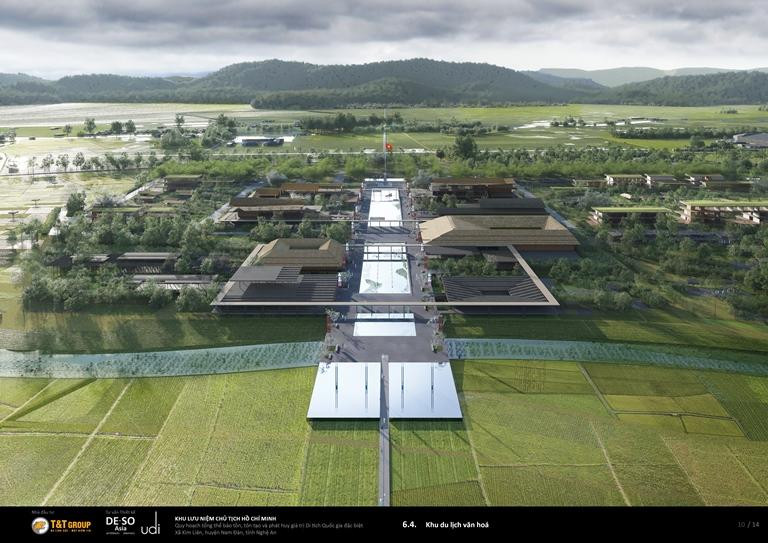 Đồ án "Quy hoạch tổng thể bảo tồn, tôn tạo và phát huy giá trị di tích quốc gia đặc biệt Khu lưu niệm Chủ tịch Hồ Chí Minh, xã Kim Liên, huyện Nam Đàn, tỉnh Nghệ An" của liên danh Viện Nghiên cứu thiết kế đô thị - VIUP và Công ty cổ phần Tư vấn thiết kế DE-SO ASIA được nhận giải Đặc biệt.