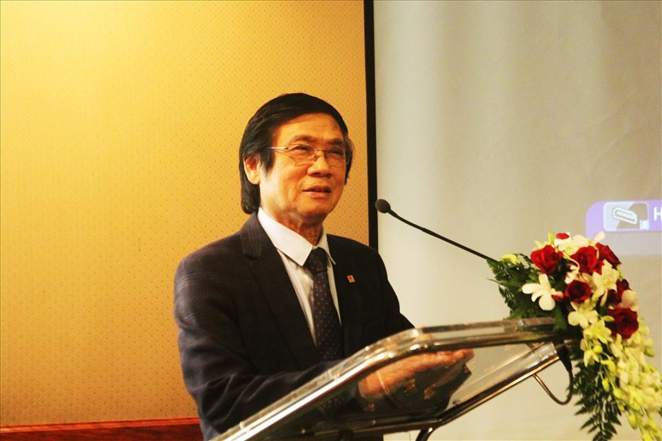 KTS Trần Ngọc Chính, Chủ tịch Hội Quy hoạch phát triển đô thị Việt Nam phát biểu tại chương trình.