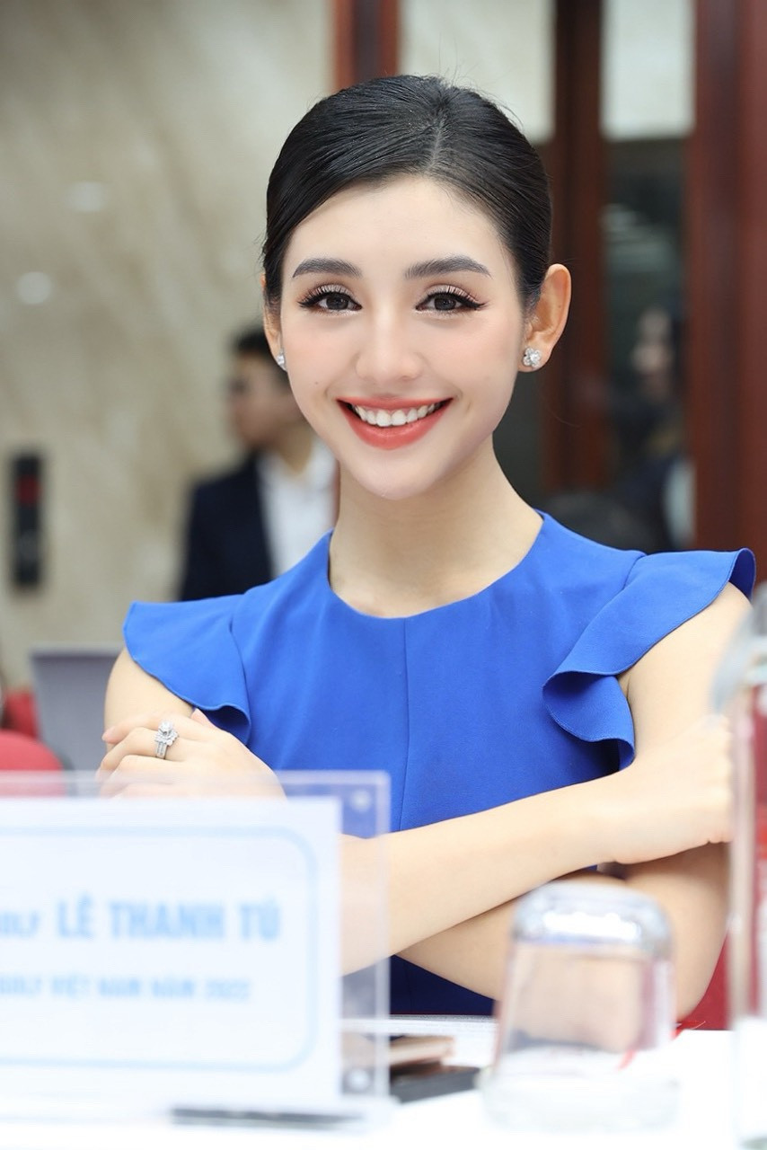 Miss Golf Việt Nam 2022, Người đẹp Áo dài Hoa hậu Việt Nam 2018 Lê Thanh Tú. Ảnh: Trọng Tài.