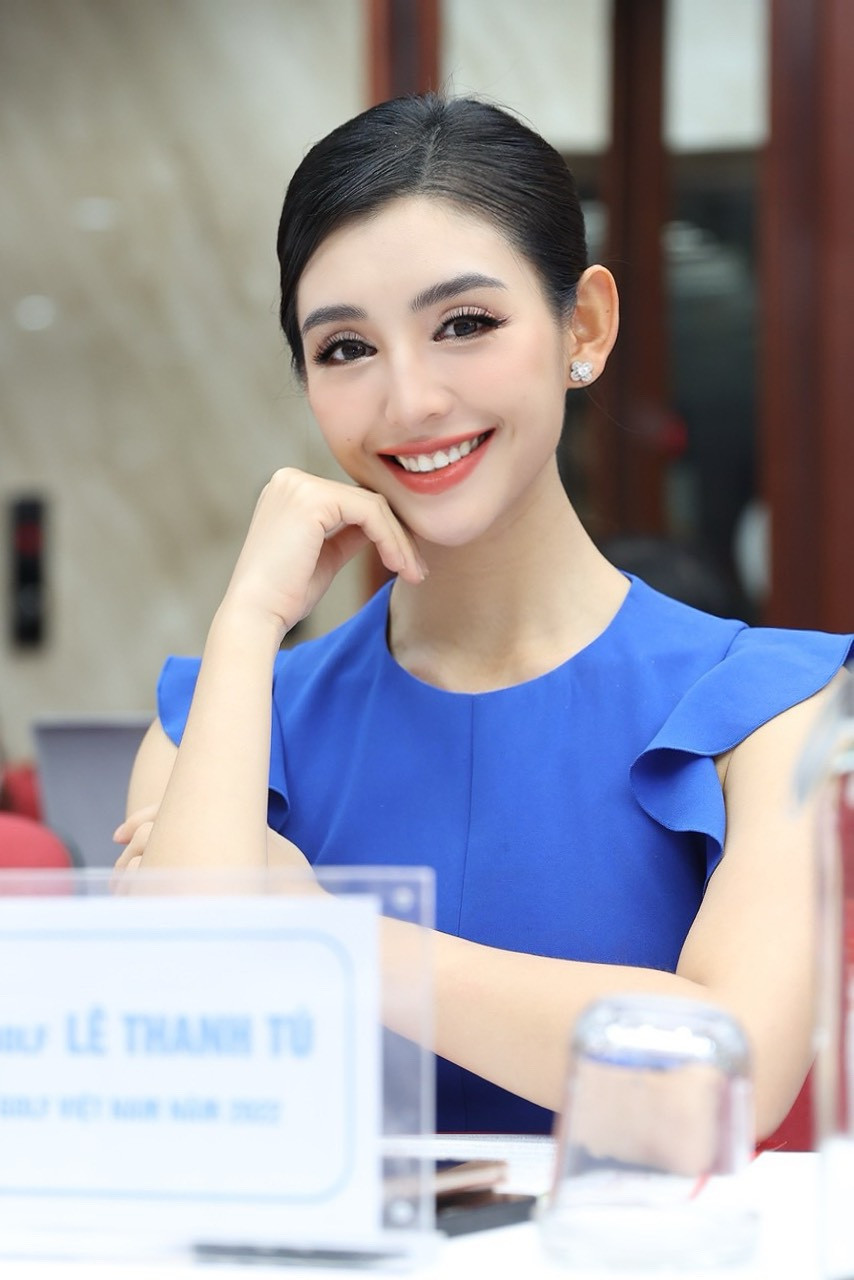 Miss Golf Việt Nam 2022, Người đẹp Áo dài Hoa hậu Việt Nam 2018 Lê Thanh Tú. Ảnh: Trọng Tài.