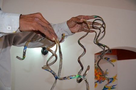 Mục kích 'bàn tay dị nhân' của thợ xây ở Nam Định ảnh 1