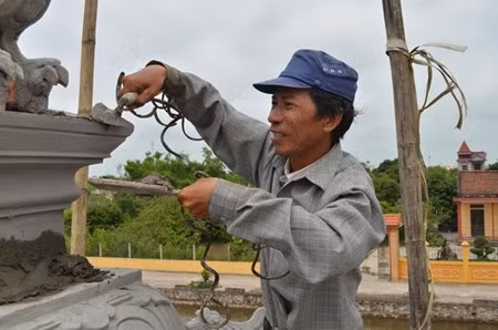 Mục kích 'bàn tay dị nhân' của thợ xây ở Nam Định ảnh 2