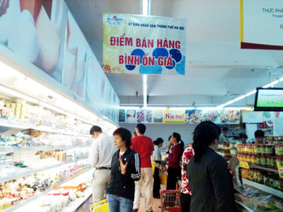 Siêu thị Fivimart - Một điểm bán hàng bình ổn giá tại Hà Nội 