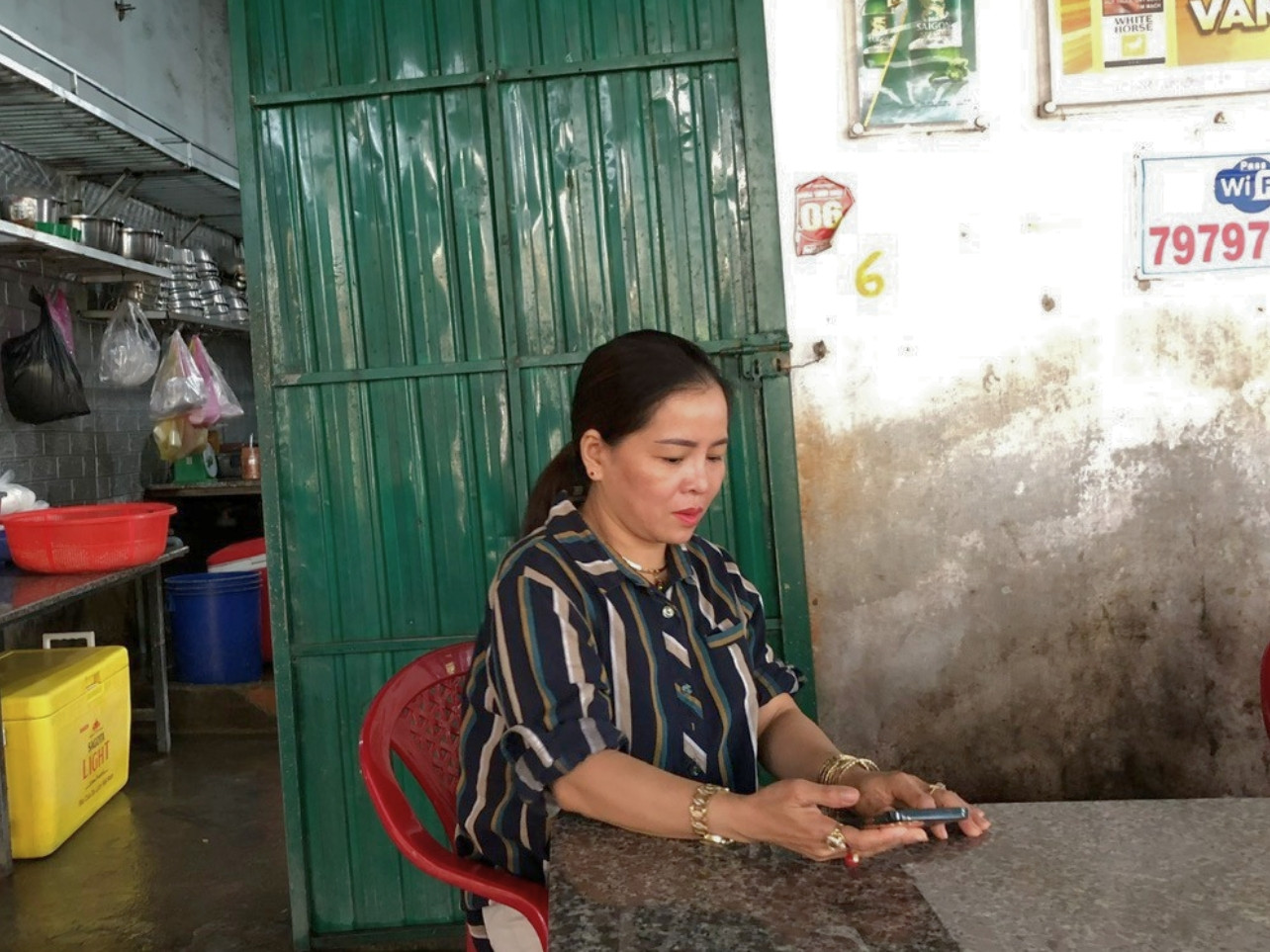 Chị Nhung khen ngợi sự dũng cảm của 2 nữ nhân viên quán