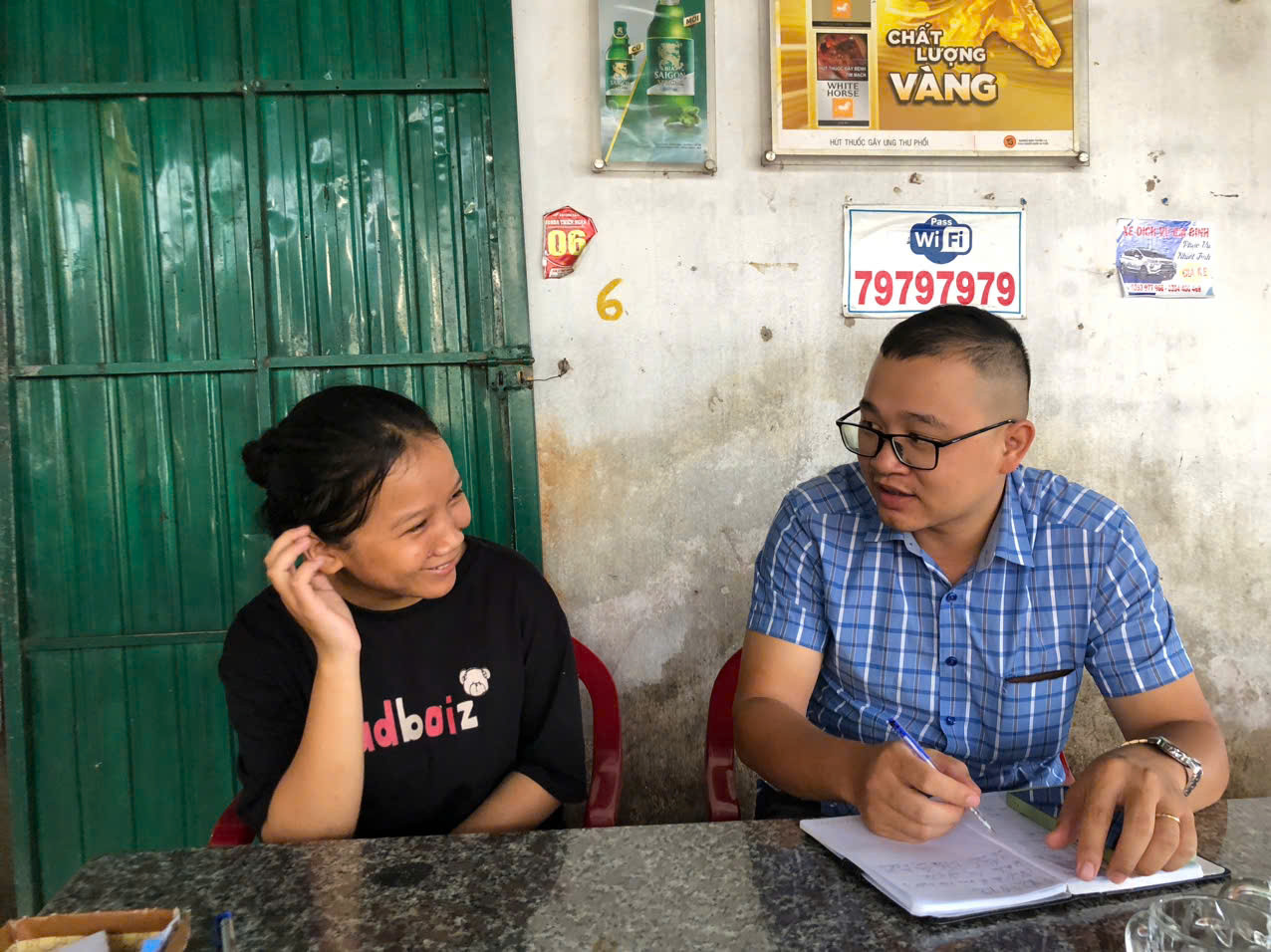 Em Y Chun hạnh phúc khi làm được một hành động ý nghĩa, nhân văn