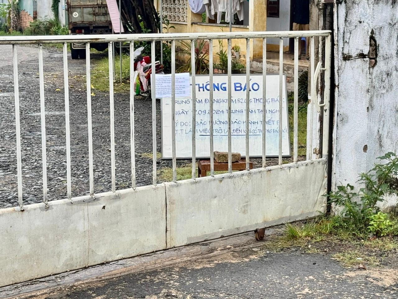 Trung tâm Đăng kiểm 82.01.S thông báo tạm nghỉ để bảo dưỡng, bảo hành thiết bị.