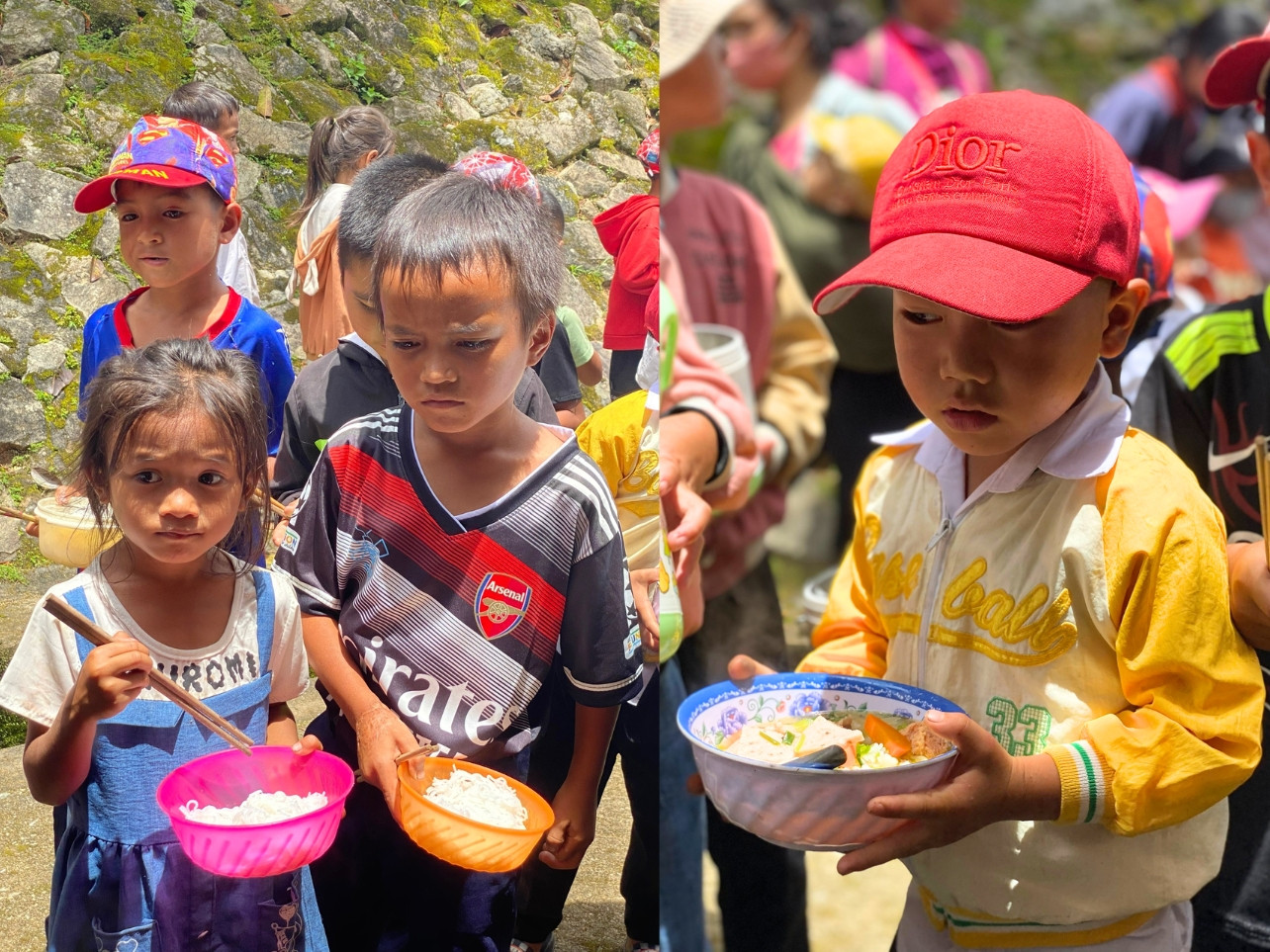 Những suất ăn miễn phí cho các em học sinh
