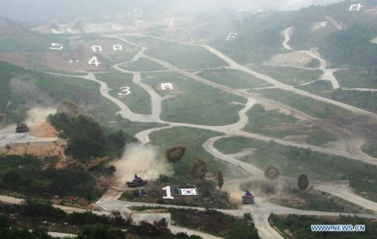 Toàn cảnh khu vực phi quân sự Pocheon ngày 22-6. Ảnh: Xinhua