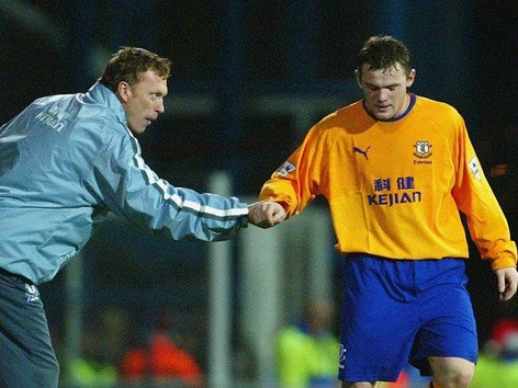 Moyes (trái) từng là thầy của Rooney tại Everton? Ảnh: BBC