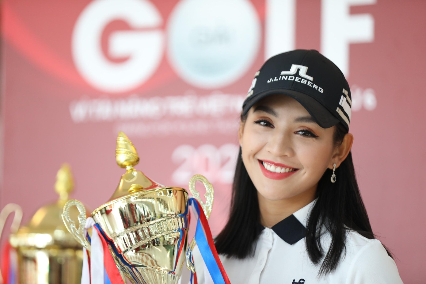 Đến với Tiền Phong Golf Championship 2022, Thanh Tú háo hức chinh phục những thành tích mới cùng bộ môn golf.