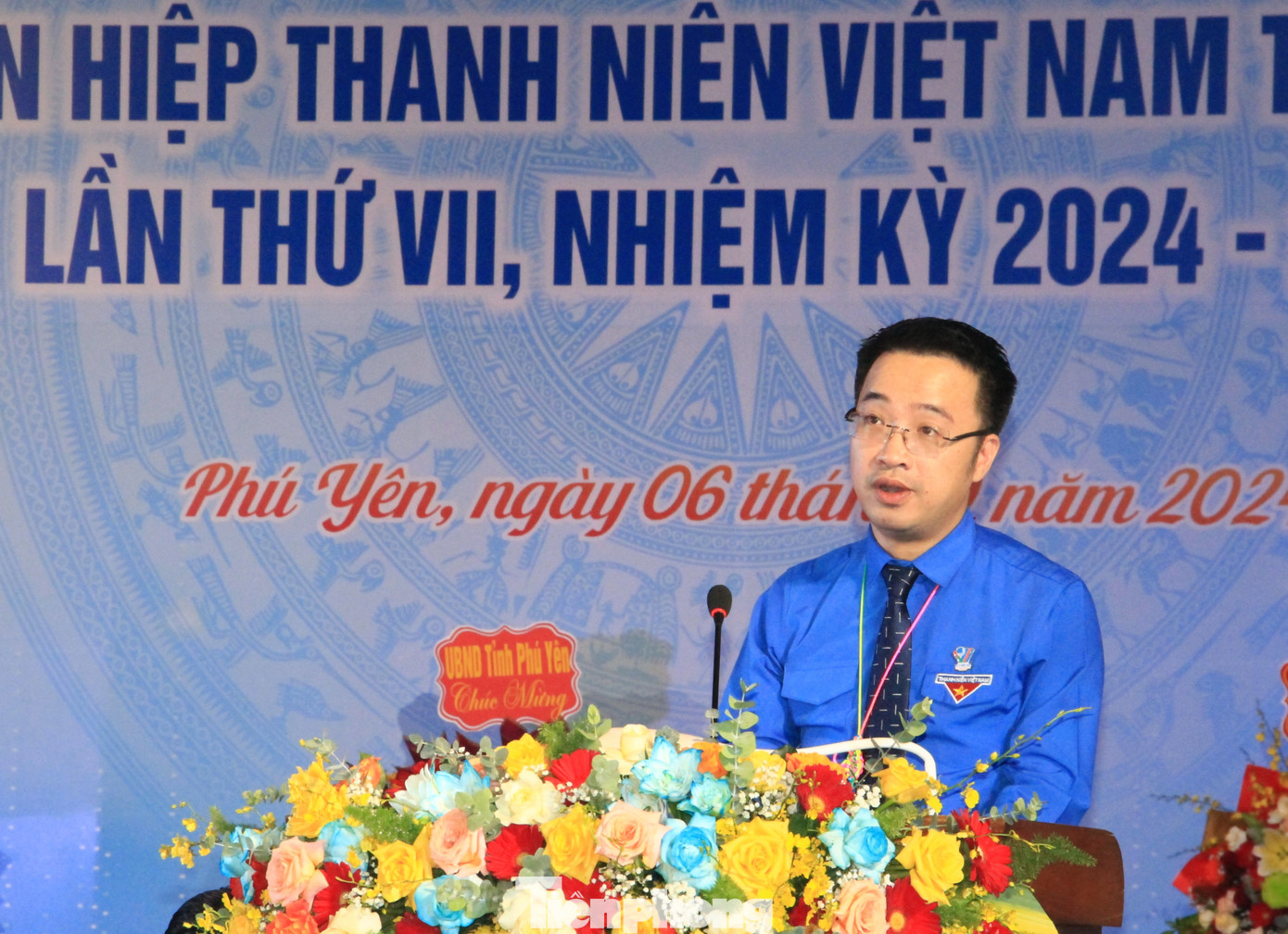 Anh Nguyễn Tường Lâm - Bí thư Trung ương Đoàn, Phó Chủ tịch Hội LHTN Việt Nam, phát biểu chỉ đạo tại đại hội. Anh Nguyễn Tường Lâm - Bí thư Trung ương Đoàn, Phó Chủ tịch Hội LHTN Việt Nam, phát biểu chỉ đạo tại đại hội.