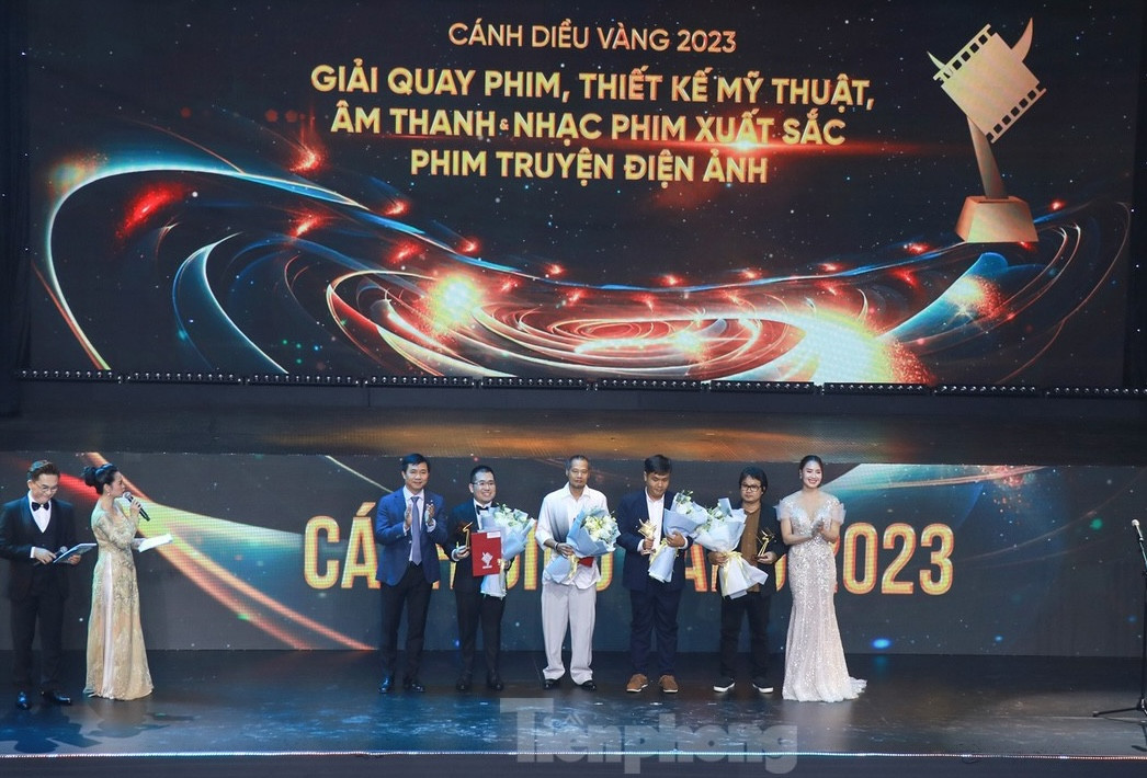 Lễ trao giải Cánh diều Vàng 2023 tại Nhà hát Đó, TP Nha Trang. Ảnh: Xuân Hoát.