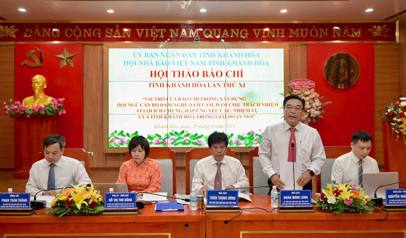 Ban tổ chức Hội thảo báo chí tỉnh Khánh Hòa lần thứ XI. Ban tổ chức Hội thảo báo chí tỉnh Khánh Hòa lần thứ XI.