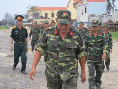 Những chiến sĩ quân khu 7 có mặt tại Đồng Hới