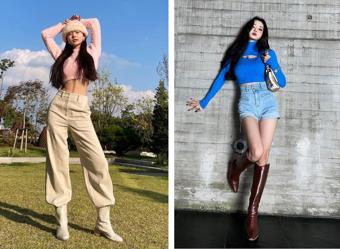 Không chỉ xinh đẹp, Ji A còn sở hữu vóc dáng đáng mơ ước, mảnh mai nhưng không hề gầy gò, ngược lại rất săn chắc, vòng nào ra vòng đó.