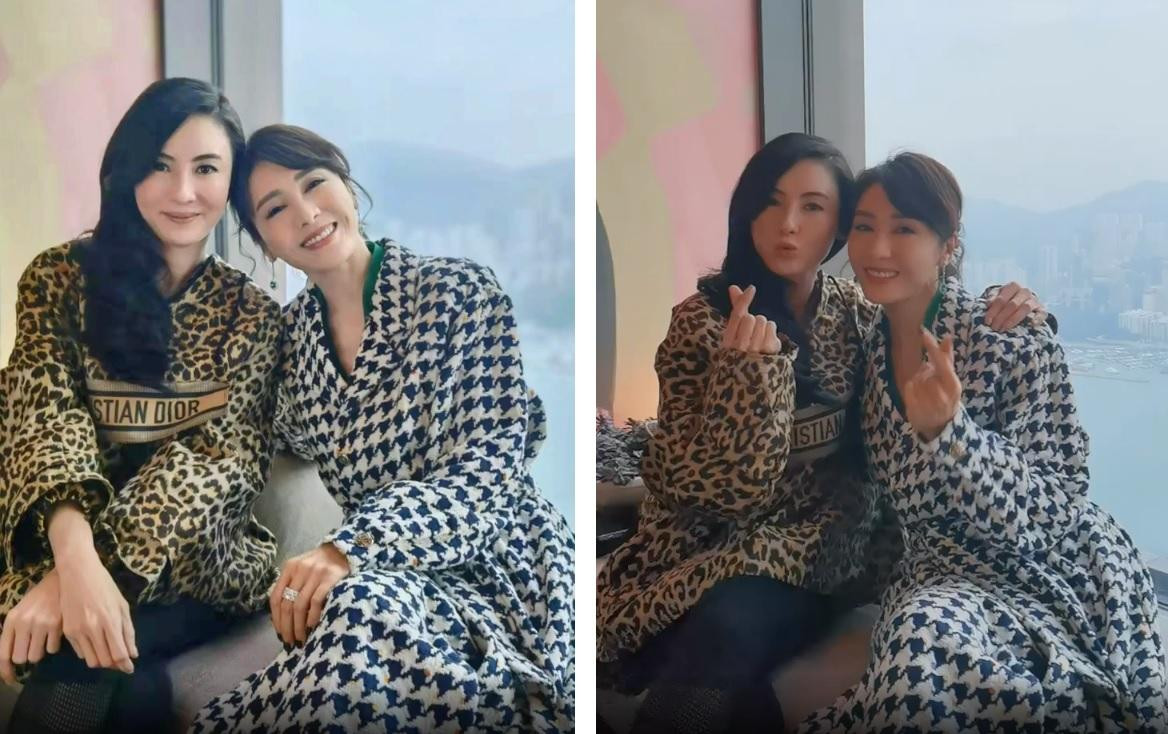 Vài ngày trước đó, Lê Tư đăng video hội ngộ đàn em Trương Bá Chi. Hai nữ diễn viên chênh nhau đến 9 tuổi, nhưng khi ngồi cạnh nhau khó nhận ra được khoảng cách tuổi tác.